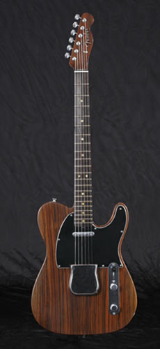Fender Telecaster All Rosewood by Custom Shop Teem Built '07